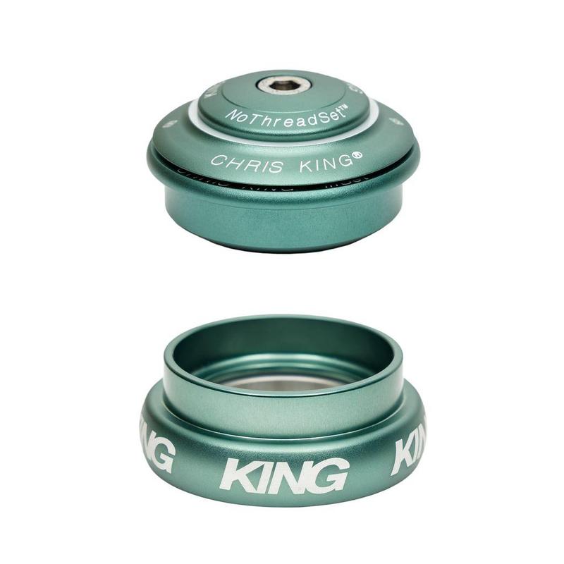 Chris King InSet 8 Headset Matte Jade (44mm headtube, w/Tapered 1-1/4" steerer)