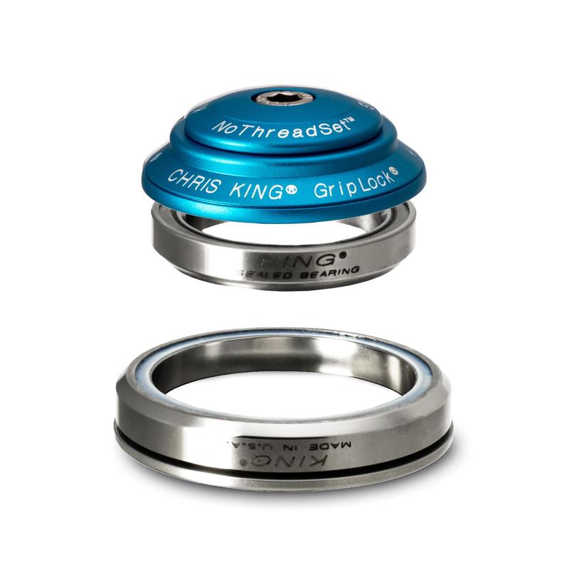 Chris King Dropset 2 Tapered Headset 42/52mm, for Tapered 1-1/8" steerer, Matte Turquoise