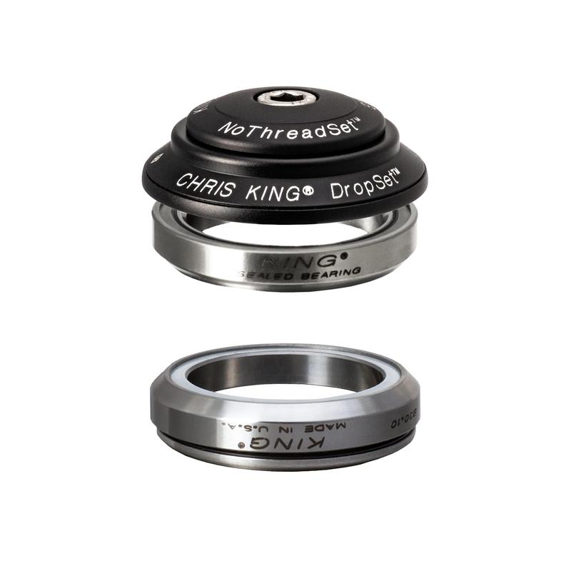 Chris King Dropset 4 Headset 42/42mm, for 1-1/8" steerer, Matte Black