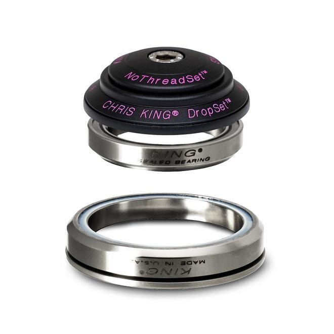 Chris King Dropset 5 Headset 42/52mm, Two Tone Black Punch