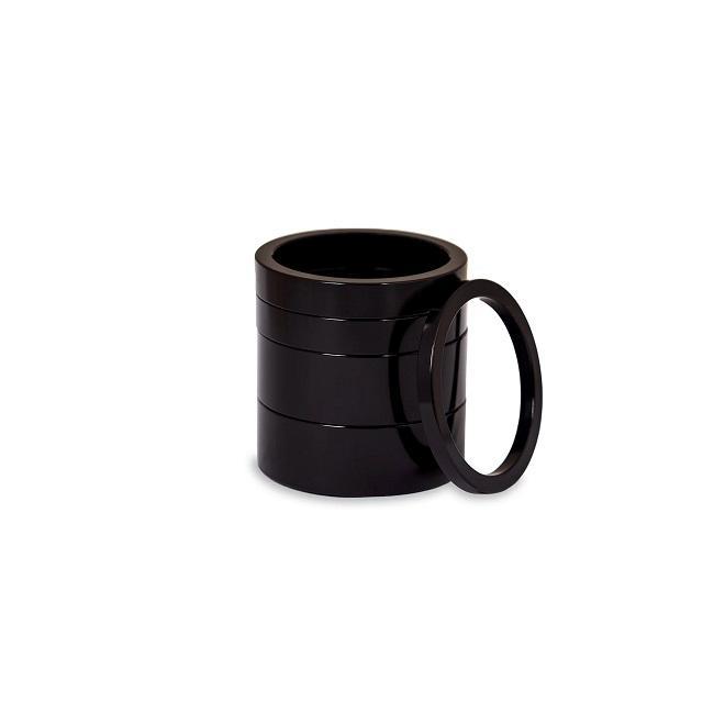 Chris King Headset Spacer Set 1-1/8", Black