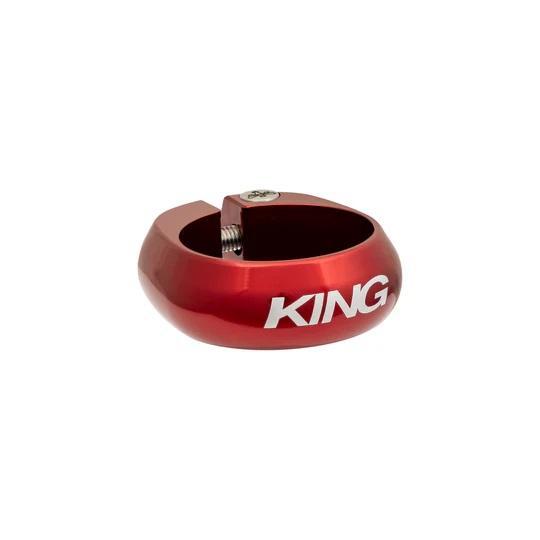 Chris King Seatpost Collar, 30.0mm, Red