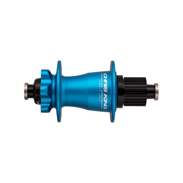 Chris King Disc Hub Rear, 6-Bolt, 28 Hole, Microspline, 148mm x 12mm Thru Axle, Matte Turquoise