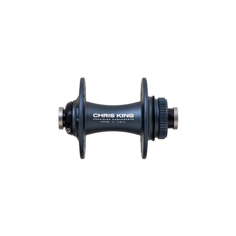 Chris King R45 Disc Hub Front, CenterLock, 24 Hole, 12mm x 100mm, Midnight