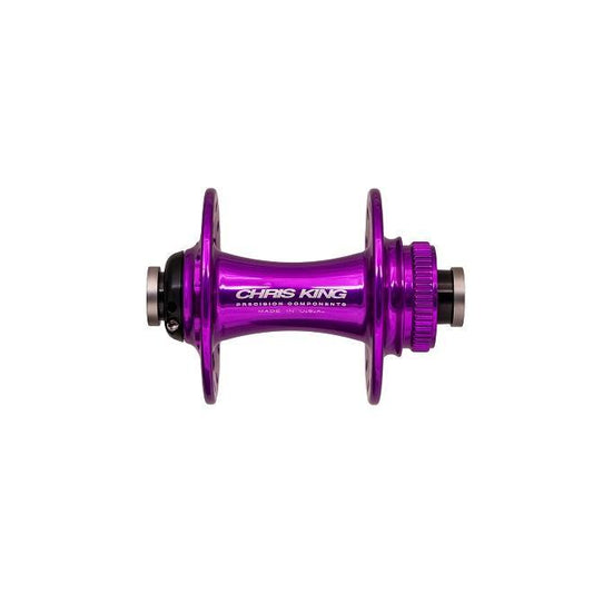 Chris King R45 Disc Hub Front, CenterLock, 32 Hole, 12mm x 100mm, 3D Violet
