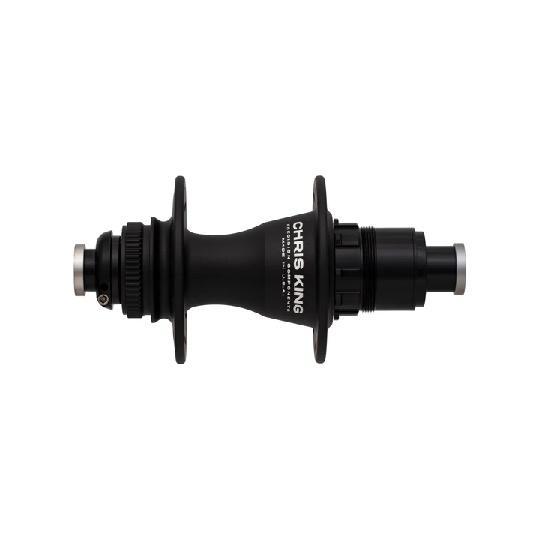 Chris King R45 Disc Hub Rear, CenterLock, 28 Hole, HG, 142mm x 12mm Thru Axle, Matte Black