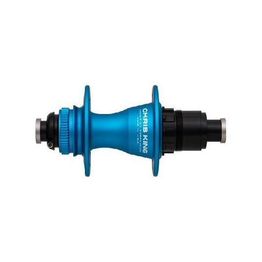 Chris King R45 Disc Hub Rear, CenterLock, 32 Hole, HG, 142mm x 12mm Thru Axle, Matte Turquoise