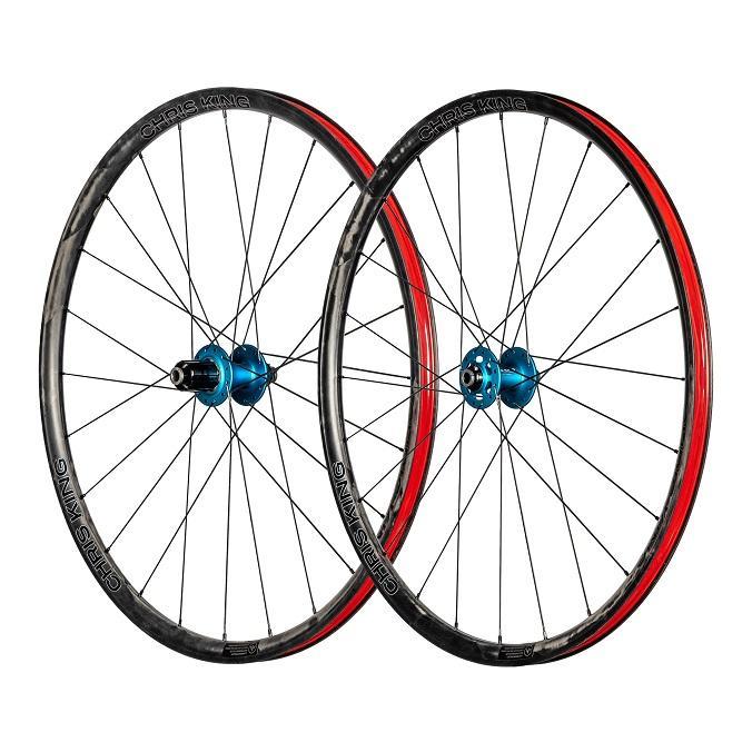 Chris King GRD23 700c Wheelset, R45D Hubs Front 24H and Rear 24H