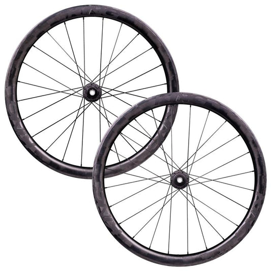Chris King ARD44 700c Wheelset, R45D Hubs Front 24H (12x100mm) and Rear 24H (12x142mm), HG EV Driver, Matte Turqouise