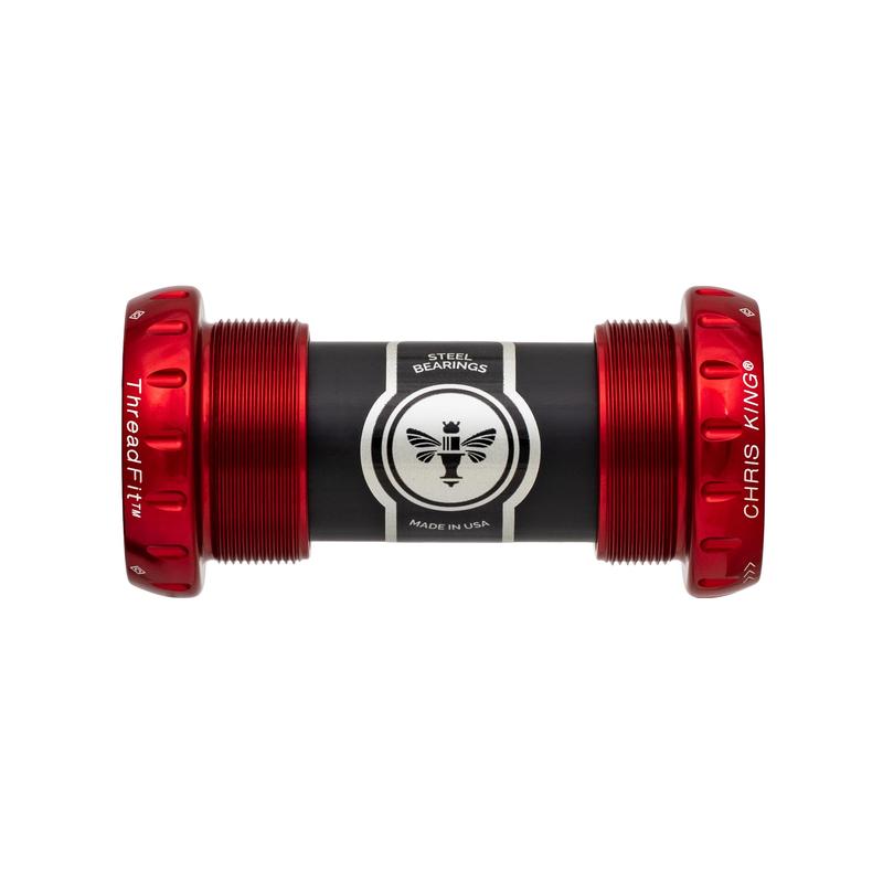 Chris King ThreadFit 24mm Bottom Bracket, Red