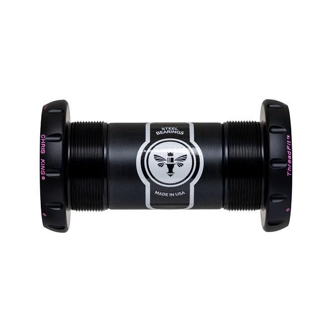 Chris King ThreadFit 24mm Bottom Bracket, Two Tone Black Punch