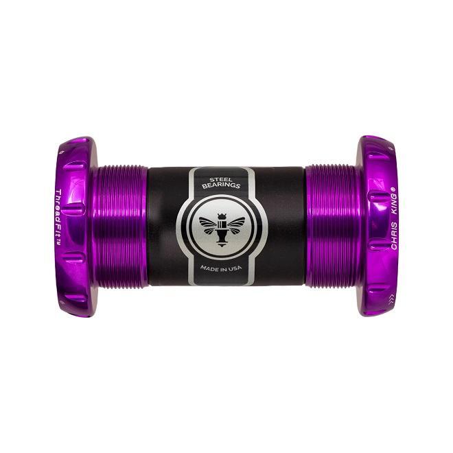 Chris King BSA ThreadFit 30mm Bottom Bracket, 3D Violet