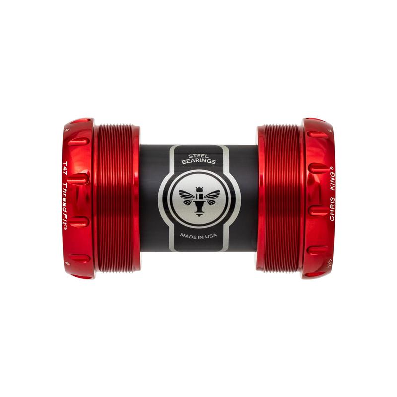 Chris King T47 ThreadFit 30x Bottom Bracket, Red