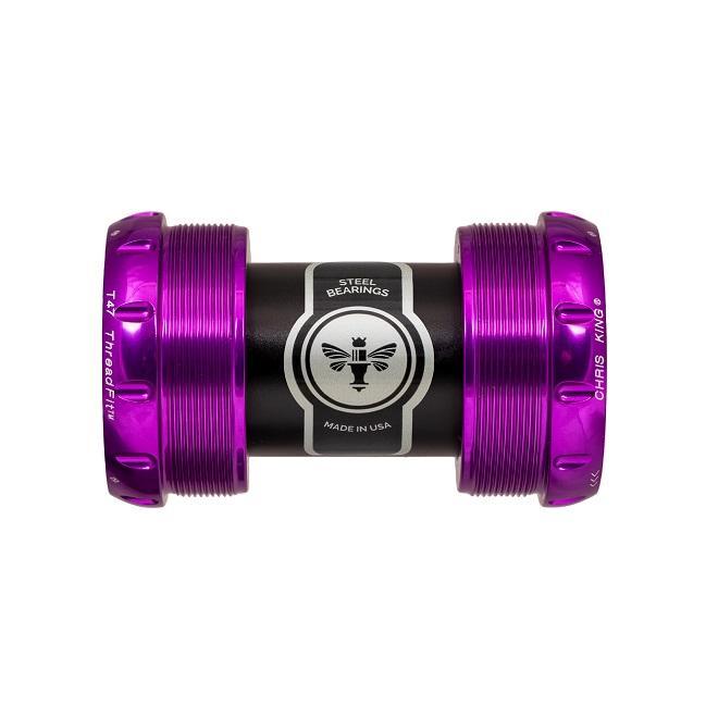Chris King T47 ThreadFit 30x Bottom Bracket, 3D Violet