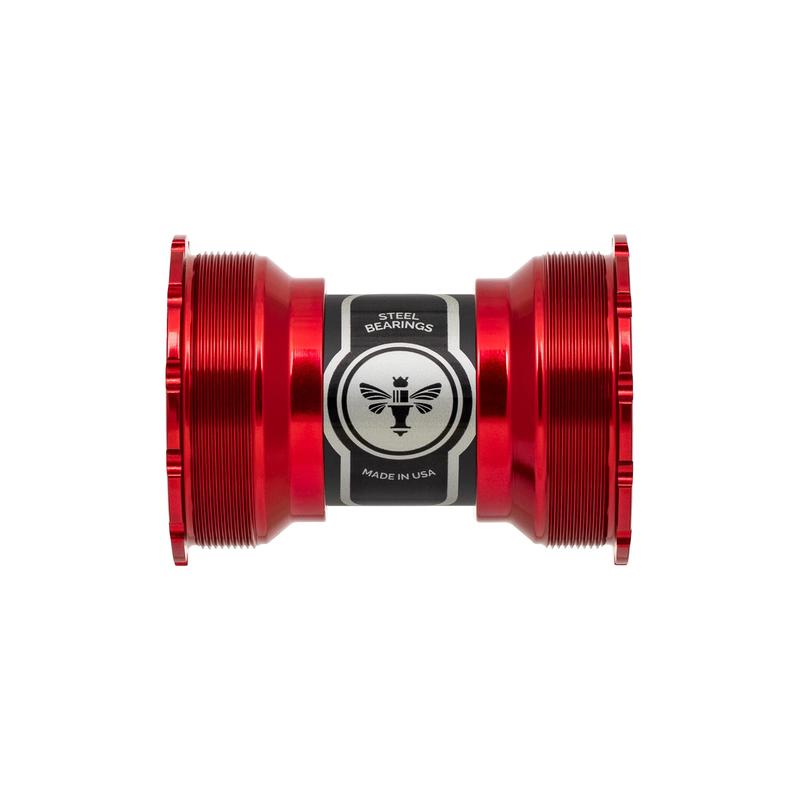 Chris King T47 ThreadFit 30i Bottom Bracket, Red