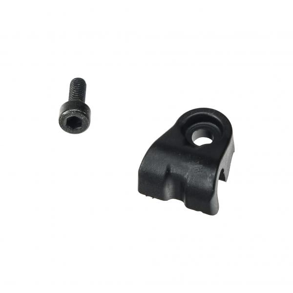 Fork brake hose clamp