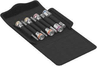 Wera Tools Bicycle Set 8 (7 piece 3/8" Bit - Socket Set in textile pouch)