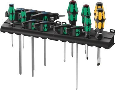 Wera Tools Bicycle Big Pack 1 (14 Piece Screwdriver Set & Plastic Racks)