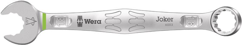 Wera Tools Joker 6003 Series Combination Wrench, 18mm (Light Green Color Code)
