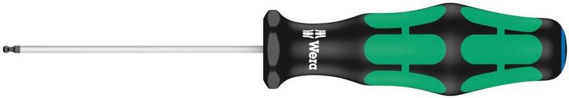 Wera Tools Kraftform Plus Ball End Hex Screwdriver