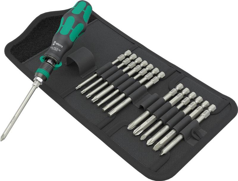 Wera Tools Kraftform Kompakt 838 RA-R M Set 1, 15 pieces