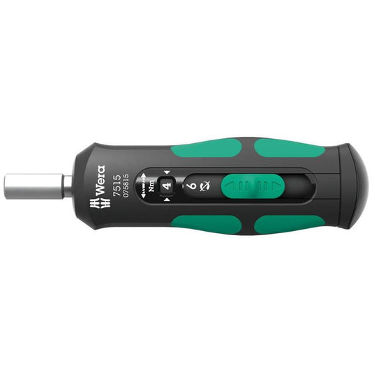 Wera Tools 7515/7 Kraftform Safe-Torque Screwdriver, 2 - 6 Nm