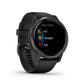 Garmin, Venu 2, Watch, Watch Color: Black, Wristband: Black - Silicone