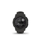 Garmin, Instinct 2S Solar, Watch, Watch Color: Graphite, Wristband: Graphite - Silicone