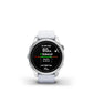Garmin, Epix Pro Std. Edition 42mm, Watch, Watch Color: Silver, Wristband: White - Silicone