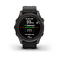 Garmin, fenix 7S Pro Sapphire Solar, Watch, Watch Color: Grey, Wristband: Black - Silicone
