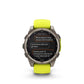 Garmin, fenix 8 Solar Sapphire 47mm, Watch, Watch Color: Titanium, Wristband: Amp Yellow/ Graphite - Silicone