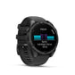 Garmin, fenix 8 AMOLED 47mm, Watch, Watch Color: Slate Grey, Wristband: Black - Silicone