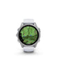 Garmin, fenix 8 AMOLED 43mm, Watch, Watch Color: Silver, Wristband: Whitestone - Silicone