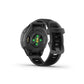 Garmin, Forerunner 570 42mm, Watch, Watch Color: Slate Grey, Wristband: Translucent Black/Black - Silicone