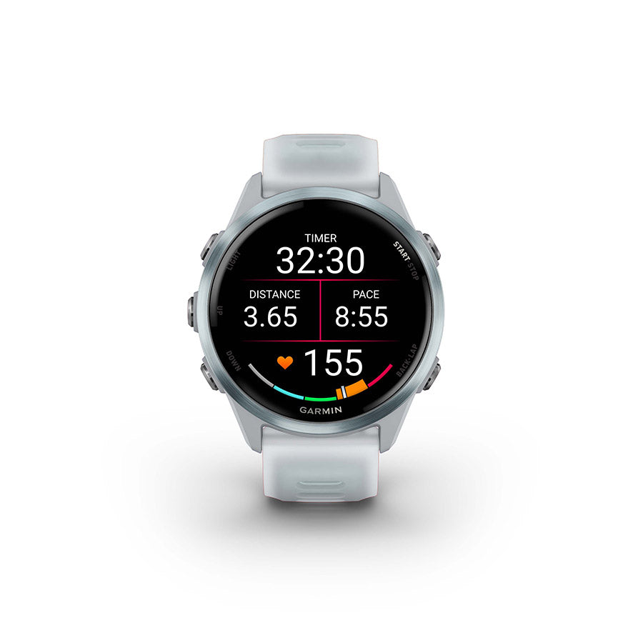 Garmin, Forerunner 570 42mm, Watch, Watch Color: Slate Grey, Wristband: Translucent Black/Black - Silicone
