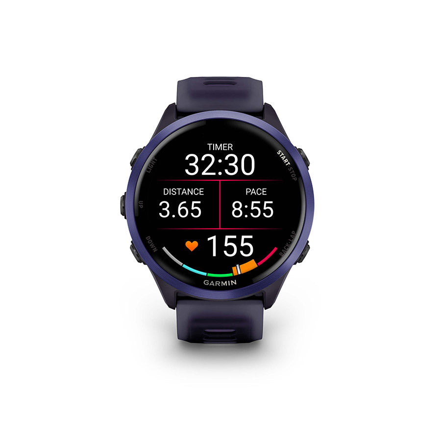 Garmin, Forerunner 570 47mm, Watch, Watch Color: Slate Grey, Wristband: Translucent Black/Black - Silicone