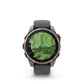 Garmin, fenix 8 Pro 47 mm- AMOLED Sap., Watch, Watch Color: Grey, Wristband: Black/ Pebble Gray - Silicone