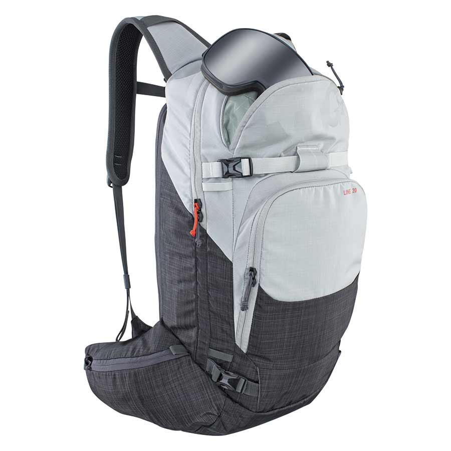 EVOC, Line 20, Backpack, 20L, Silver/Heather Carbon Grey