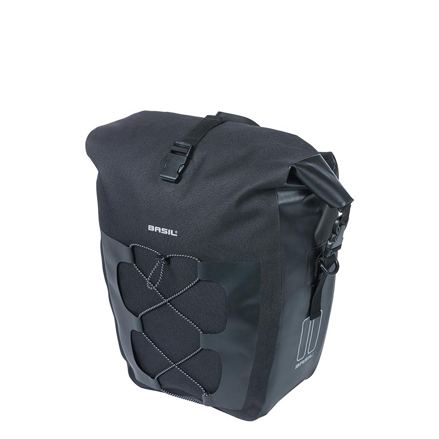 Basil, Navigator, Pannier, Single, 32L, Black