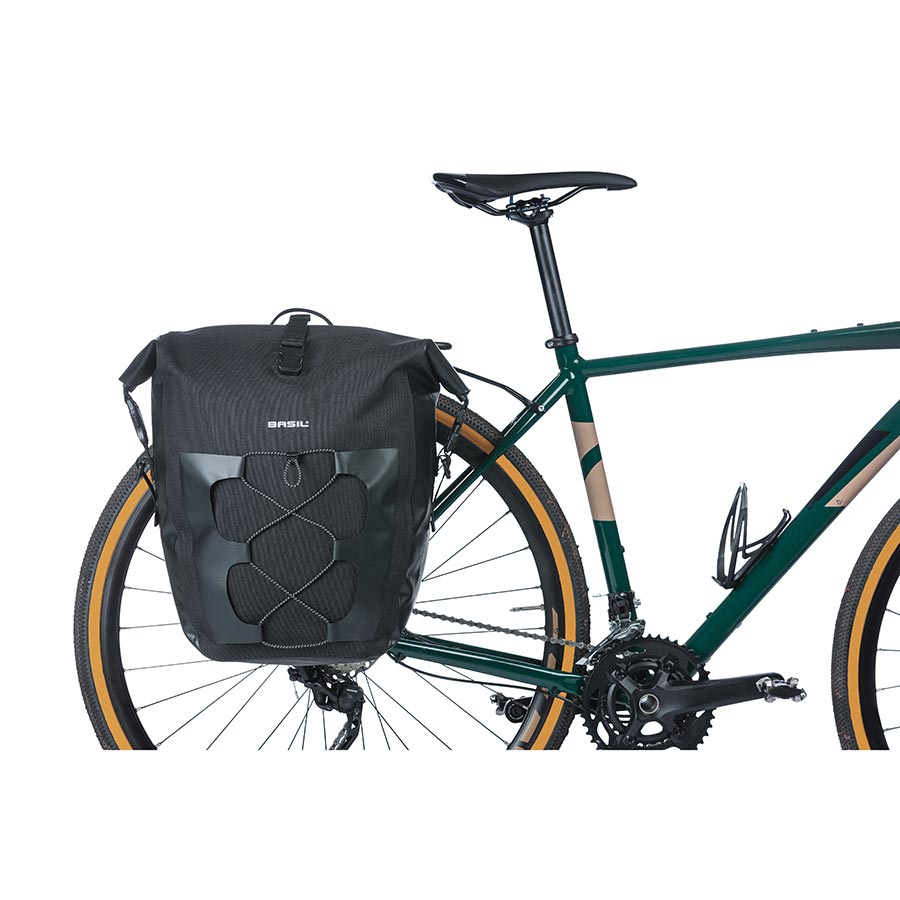 Basil, Navigator, Pannier, Single, 32L, Black