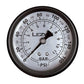 Lezyne, Floor Pumps Gauge, 1.5'', 160psi (for Steel Travel Floor Drive)
