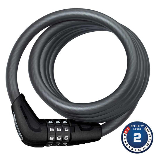 Abus, Star 4508C, Cable lock, Combination, 8mm, 150cm, Black