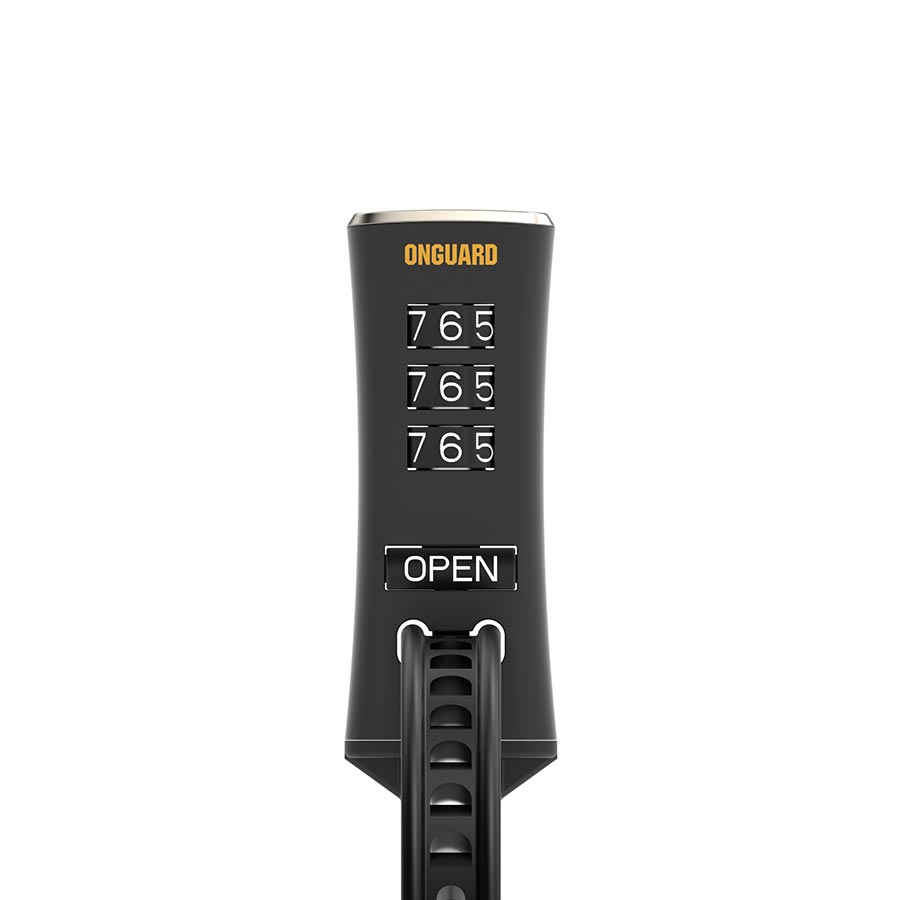 Onguard, Zip Lock, Cable lock, Combination, 56cm, Black
