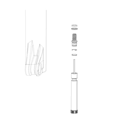 RockShox, 11.4015.293.000 08 SID Reb Dmpr Adj Knob/Shaft Bolt Kit