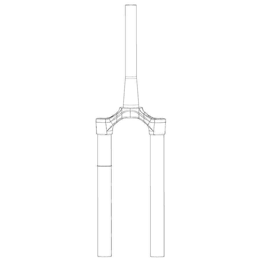 RockShox, Fork CSU - Debonair 29 Boost™ 15X110 51 Off-Set Taper Diffusion Black (No Gradients) - Pike B1-B2 (2018-2019). Pike Select/Select+ (2020), 11.4018.008.562