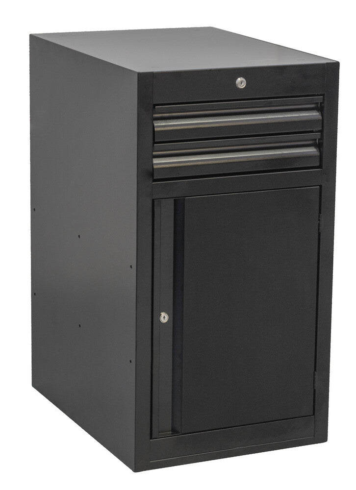 Tool chest narrow - 2 drawers and door