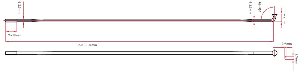 AERO LITE STRAIGHT SPOKES