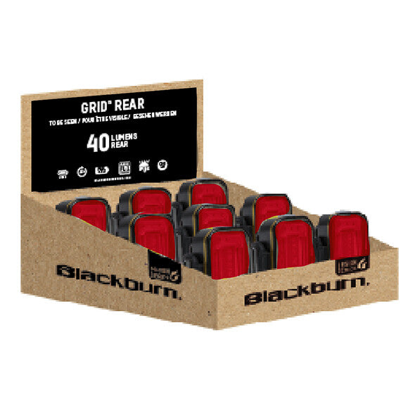 Grid Rear Light Counter-Top Display (9) – Essential Cycles