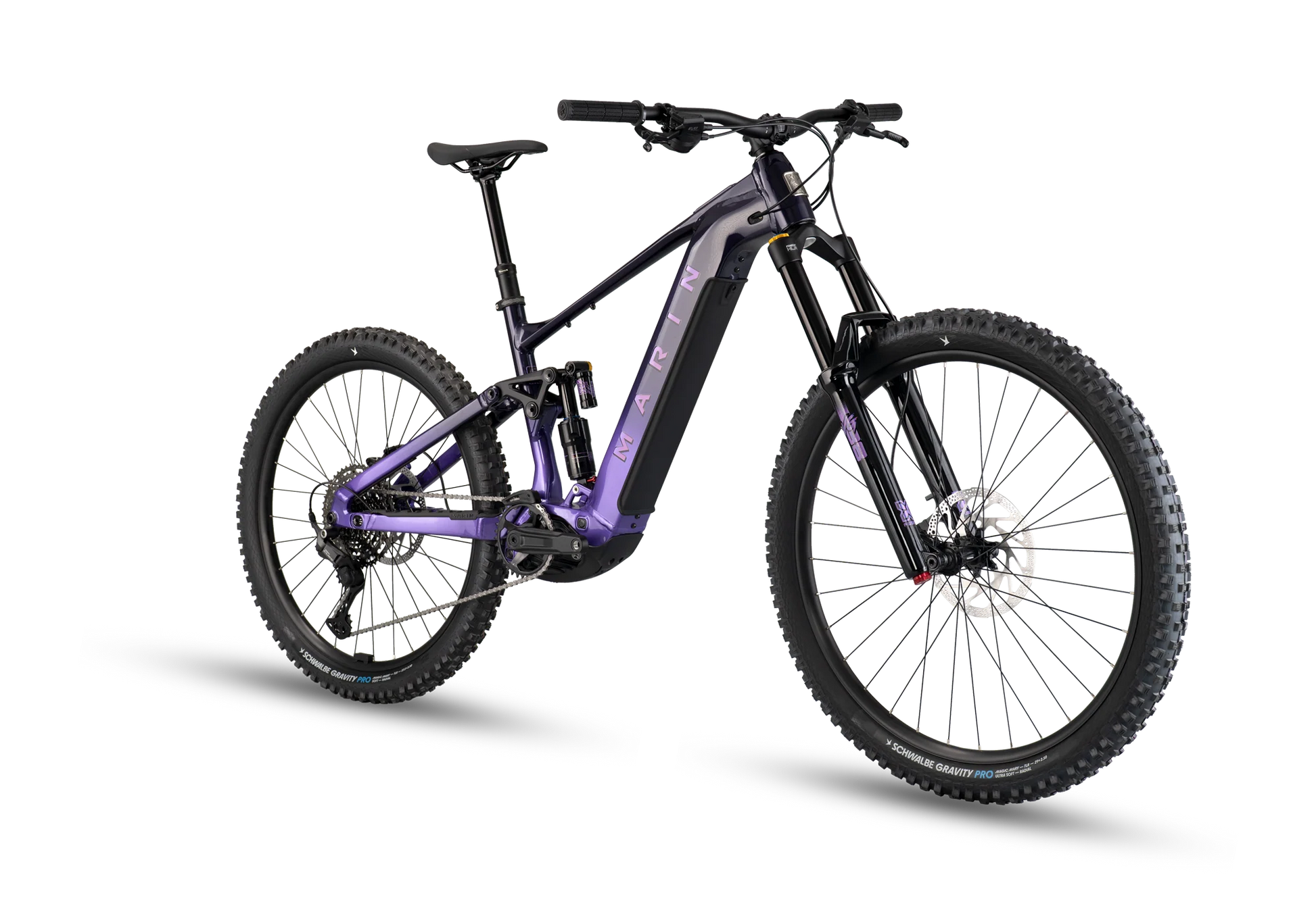 Marin Alpine Trail E1 — dark purple colourway