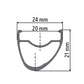 RR 421 DB ASYMMETRIC RIM